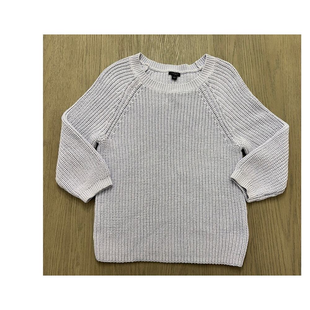 Ann Taylor Factory Lavender Knit Pullover Sweater Women’s Large